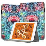 For iPad mini 5 / 4 / 3 / 2 / 1 Painted Leather Smart Tablet Case(Mandalas)