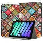 For iPad mini 6 Painted Leather Smart Tablet Case(Ethnic Style)