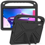 For Lenovo Tab P11 Gen 2 11.5 Handle EVA Shockproof Tablet Case with Holder(Black)