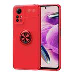 For Xiaomi Redmi Note 12S Metal Ring Holder TPU Phone Case(Red)