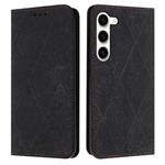 For Samsung Galaxy S23+ 5G Ethnic Embossed Adsorption Leather Phone Case(Black)