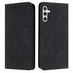 For Samsung Galaxy A24 4G Ethnic Embossed Adsorption Leather Phone Case(Black)