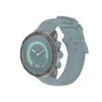 For Suunto 9 Transparent TPU Silicone Watch Case(Transparent White)