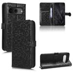 For Google Pixel 8 Honeycomb Dot Texture Leather Phone Case(Black)
