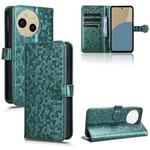 For Sharp Aquos Sense9 Honeycomb Dot Texture Leather Phone Case(Green)