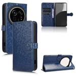 For Sharp Aquos R9 Pro SH-54E Honeycomb Dot Texture Leather Phone Case(Blue)