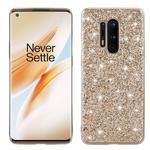 For OnePlus 8 Pro Glitter Powder Shockproof TPU Protective Case(Gold)