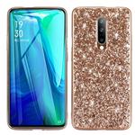 For OnePlus 8 Glitter Powder Shockproof TPU Protective Case(Gold)