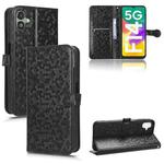 For Samsung Galaxy F14 Honeycomb Dot Texture Leather Phone Case(Black)