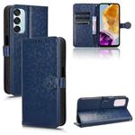 For Samsung Galaxy F15 5G / M15 5G Honeycomb Dot Texture Leather Phone Case(Blue)