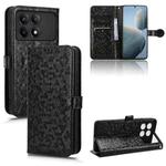 For Xiaomi Redmi K70 5G / K70 Pro 5G Honeycomb Dot Texture Leather Phone Case(Black)