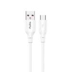 TOTU CB-3 Series USB to USB-C / Type-C Fast Charge Data Cable, Length:1m(White)