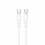 TOTU CB-3 Series USB-C / Type-C to USB-C / Type-C Fast Charge Data Cable, Length:1m(White)