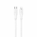 TOTU CB-4 Series USB-C / Type-C to 8 Pin Fast Charge Data Cable, Length:1m(White)