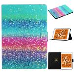 For iPad Mini (2019) Colored Drawing Pattern Horizontal Flip Leather Case with Holder & Card Slots & Sleep / Wake-up Function(Colored Sand)