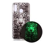 For Samsung Galaxy A20e Luminous TPU Soft Protective Case(Leopard Tiger)