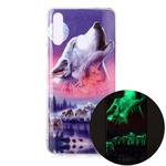 For Samsung Galaxy A20s Luminous TPU Soft Protective Case(Seven Wolves)