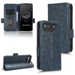 For Asus ROG Phone 7 Symmetrical Triangle Pattern Leather Phone Case(Blue)
