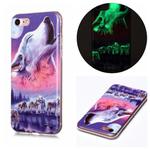 For iPhone 6 Luminous TPU Soft Protective Case(Seven Wolves)