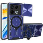 For Infinix GT 20 Pro CD Texture Sliding Camshield Magnetic Holder Phone Case(Blue)