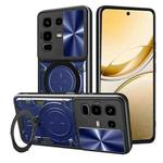 For Infinix Note 50s CD Texture Sliding Camshield Magnetic Holder Phone Case(Blue)