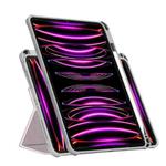 For iPad Pro 11 2022 / 2021 / 2020 720 Rotation Magnetic Painted Leather Smart Tablet Case(Tulip Glass)