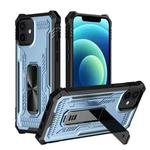 For iPhone 11 Pro Max Invisible Holder Phone Case(Sky Blue)