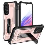 For Samsung Galaxy A23 5G Invisible Holder Phone Case(Pink)