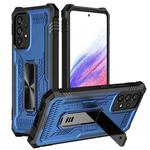 For Samsung Galaxy A23 5G Invisible Holder Phone Case(Dark Blue)