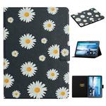 For Lenovo Tab M10  Flower Pattern Horizontal Flip Leather Case with Card Slots & Holder(Small Daisies)