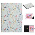 For iPad Pro 10.5 inch Flower Pattern Horizontal Flip Leather Case with Card Slots & Holder(Small Floral)