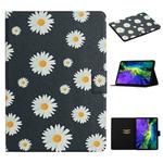 For iPad Pro 11 2020 Flower Pattern Horizontal Flip Leather Tablet Case with Card Slots & Holder(Small Daisies)