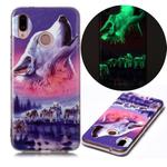 For Huawei P20 Lite Luminous TPU Soft Protective Case(Seven Wolves)