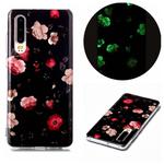 For Huawei P30 Luminous TPU Soft Protective Case(Rose)