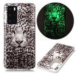 For Huawei P40 Luminous TPU Soft Protective Case(Leopard Tiger)