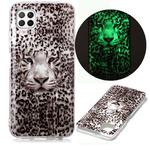 For Huawei P40 Lite Luminous TPU Soft Protective Case(Leopard Tiger)