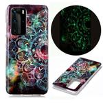 For Huawei P40 Pro Luminous TPU Soft Protective Case(Mandala Flower)