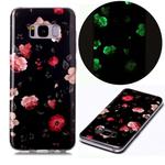 For Samsung Galaxy S8+ Luminous TPU Soft Protective Case(Rose)