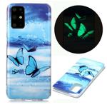For Samsung Galaxy S20+ Luminous TPU Soft Protective Case(Butterflies)
