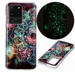 For Samsung Galaxy S20 Ultra Luminous TPU Soft Protective Case(Mandala Flower)