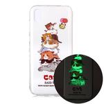 For Huawei Y5 (2019) Luminous TPU Soft Protective Case(Cats)