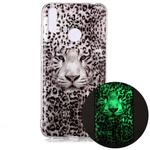 For Huawei Y7 (2019) Luminous TPU Soft Protective Case(Leopard Tiger)