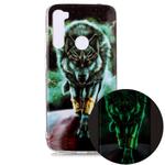 For Xiaomi Redmi Note 8 Luminous TPU Soft Protective Case(Ferocious Wolf)