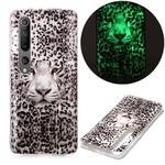 For Xiaomi Mi 10 5G Luminous TPU Soft Protective Case(Leopard Tiger)