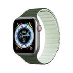 DUX DUCIS Magnetic Silicone Watch Band For Apple Watch SE 2023 40mm(Green)