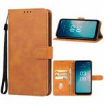 For Nokia C300 4G US Version Leather Phone Case(Brown)