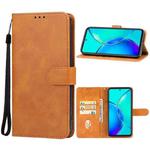 For vivo Y36 Leather Phone Case(Brown)