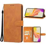 For vivo Y77t Leather Phone Case(Brown)