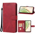 For vivo Y200 Leather Phone Case(Red)