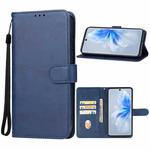 For vivo S18 Leather Phone Case(Blue)